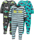 Simple Joys by Carter's Baby Boys Loose-Fit Flame Resistant Fleece Footed by SimpleJoysbyCarters
