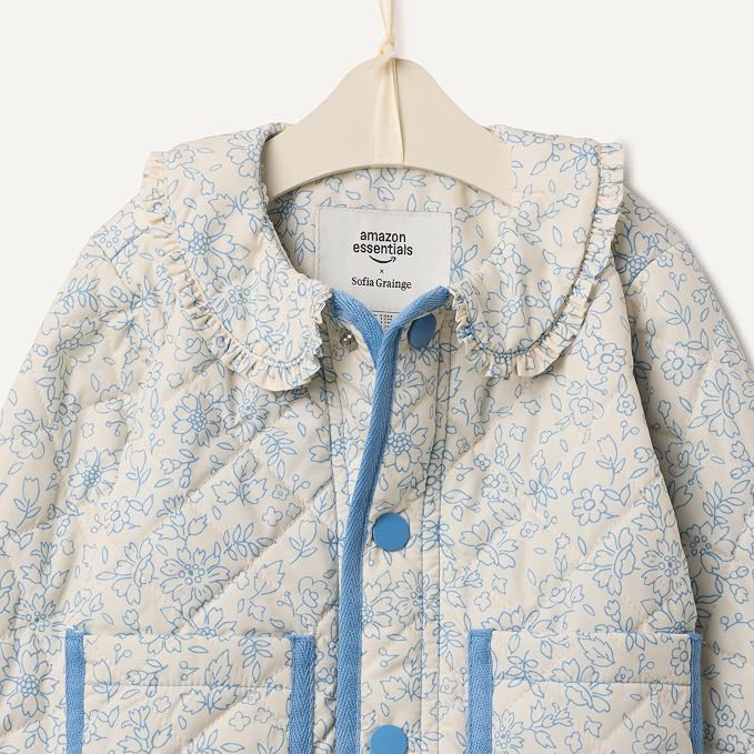 Amazon Essentials x Sofia Grainge Toddler and Baby Girls' Midweight Quilted - Image 4