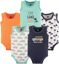 Hudson Baby Unisex Baby Cotton Sleeveless Bodysuits by HudsonBaby