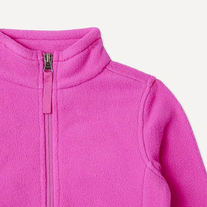 Amazon Essentials Unisex Kids' Polar Fleece Full-Zip Mock Jacket - Image 4