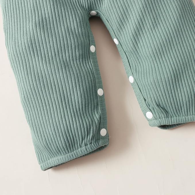 Mioglrie Newborn Baby Girl Clothes 1 Piece Infant Fall Winter Romper Outfit | - Image 6