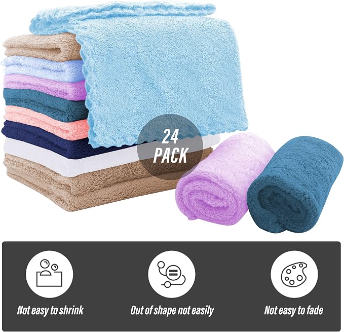 Sunny zzzZZ Ultra Soft 24 Pack Baby Washcloths - Image 2
