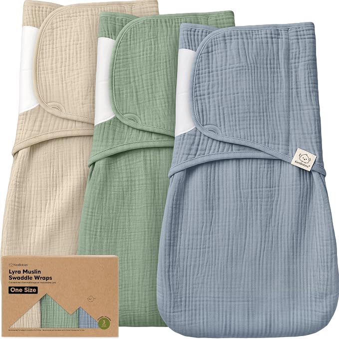 KeaBabies Muslin Baby Swaddles for Newborns, 100% Cotton | Organic Cotton by KeaBabies