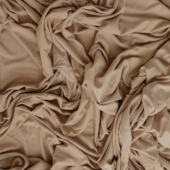 mushie Stretchy Baby Swaddle Blanket | Extra Soft & Snug Fit | 47"x47" - Image 3