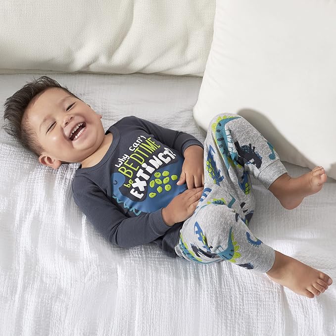 Gerber Baby Boys 4 Piece Pajama Set - Image 2