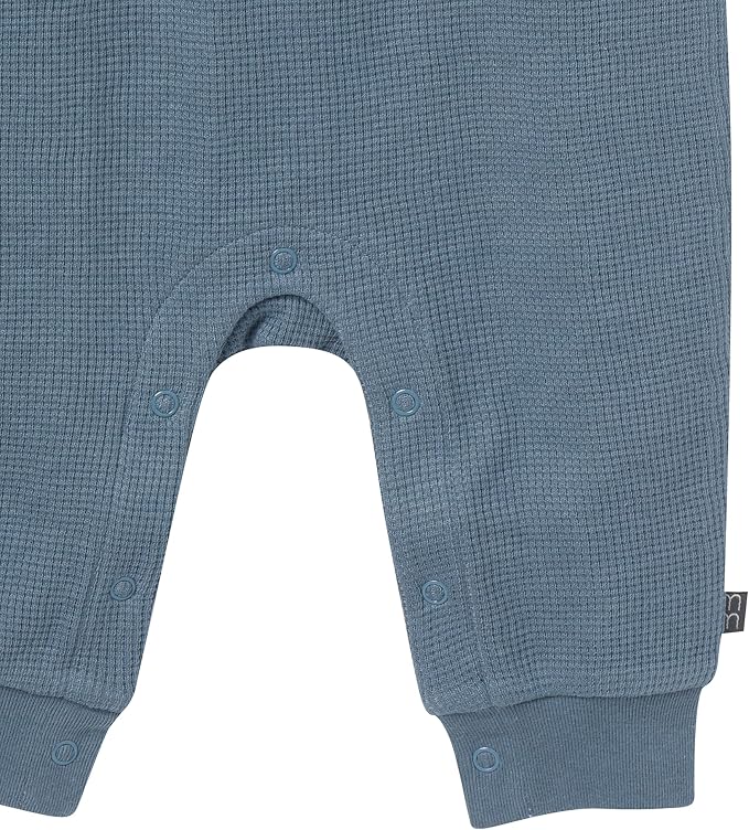 Modern Moments by Gerber Baby Henley Waffle Knit Romper - Image 3