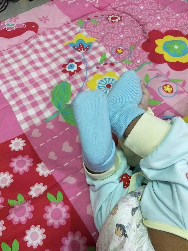 RATIVE Newborn Baby Socks 0-6, 6-12 Months Terry Turn Cuff Socks - Image 8