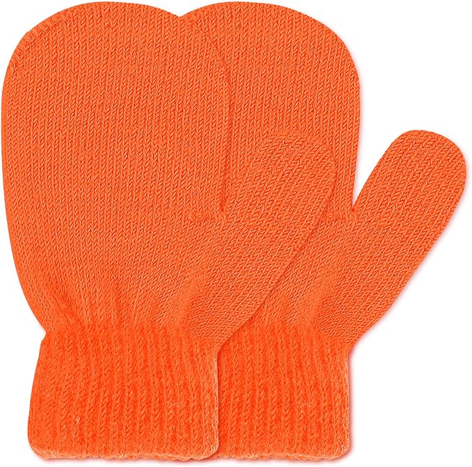 UTTPLL Toddler Magic Stretch Gloves Mittens Multicolor Soft Knit Gloves Warm by UTTPLL