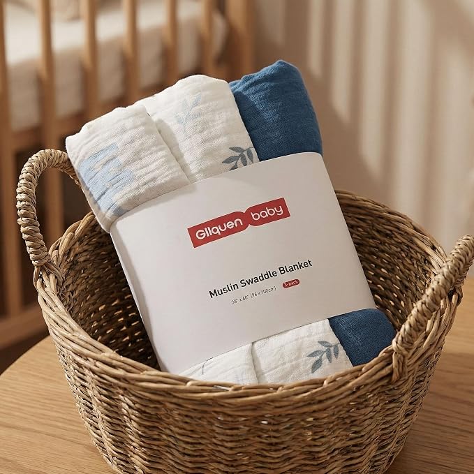 GLLQUEN BABY Muslin Swaddle Blankets - Image 7