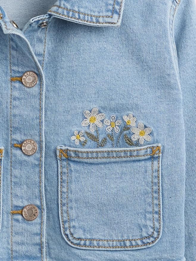 GAP Baby Girls' Novelty Denim Jacket - Image 3