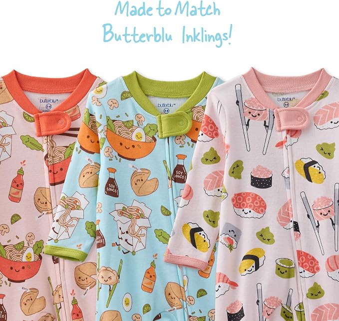 Butterblu Scout Sleep & Play 100% Organic Cotton Footed Zip Front PJs | GOTS - Image 8