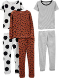 Simple Joys by Carter's Girls 6-piece Snug Fit Cotton Pajama Set by SimpleJoysbyCarters