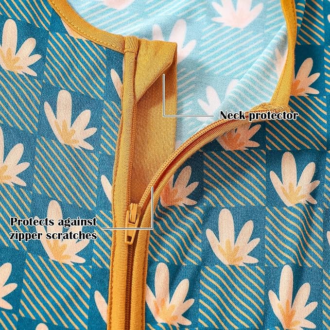 OPAWO Bamboo Sleepers for Baby Boy Pajamas Bamboo Pajamas Baby Romper 0-24M | 2 - Image 5