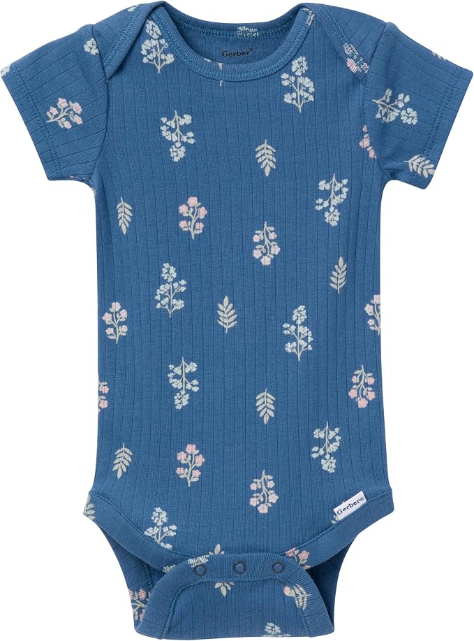 Gerber Baby Girls' 6-pack Long-sleeve Onesies Bodysuits - Image 7