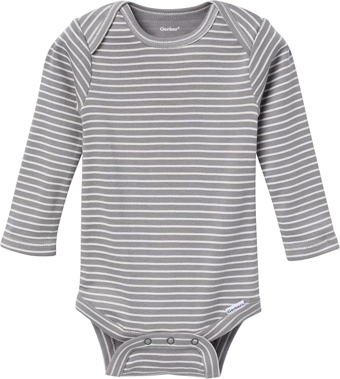 Gerber Baby Boys 6-Pack Long Sleeve Onesies Bodysuit - Image 3