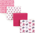 Hudson Baby Unisex Baby Cotton Flannel Receiving Blankets, Butterflies by HudsonBaby
