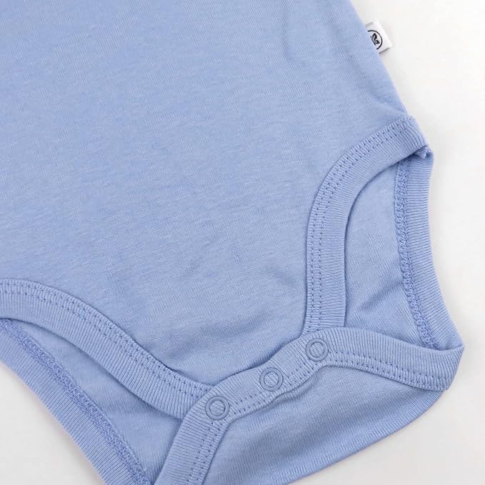 HonestBaby baby-girls 5-pack Long Sleeve Bodysuits One Piece 100% Organic Cotton - Image 4
