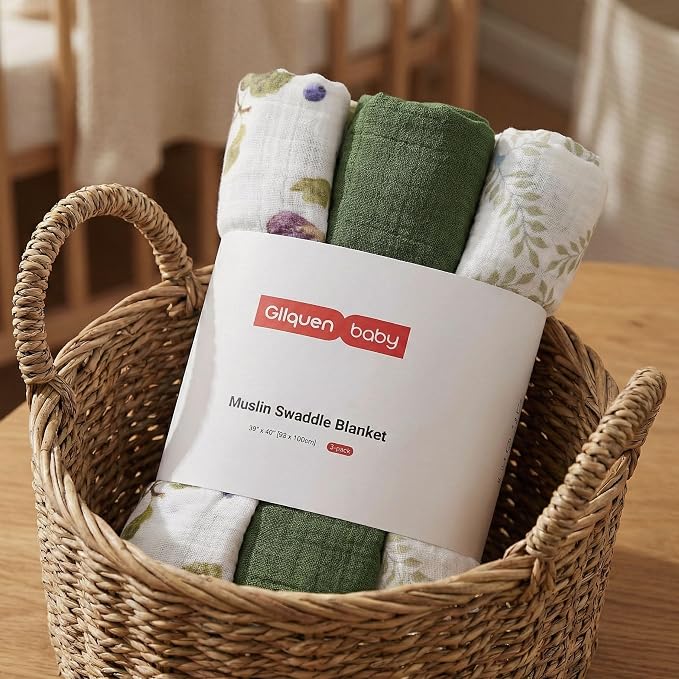 GLLQUEN BABY Muslin Swaddle Blankets - Image 7