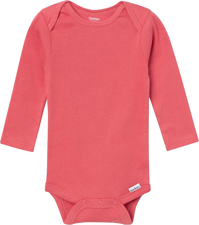 Gerber Baby 6 Pack Long-sleeve Onesies Bodysuit - Image 4