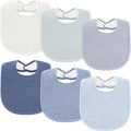 Susurration Muslin Baby Drool Bibs 6Pack Soft Square Adjustable Baby Bandana by Susurration