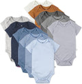 HonestBaby 10-pack Short Sleeve Bodysuits One-piece by HonestBaby