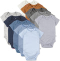 HonestBaby 10-pack Short Sleeve Bodysuits One-piece by HonestBaby