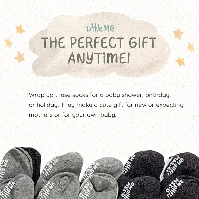 Little Me 20-Pack Newborn Baby Infant & Toddler Unisex Socks, - Image 5