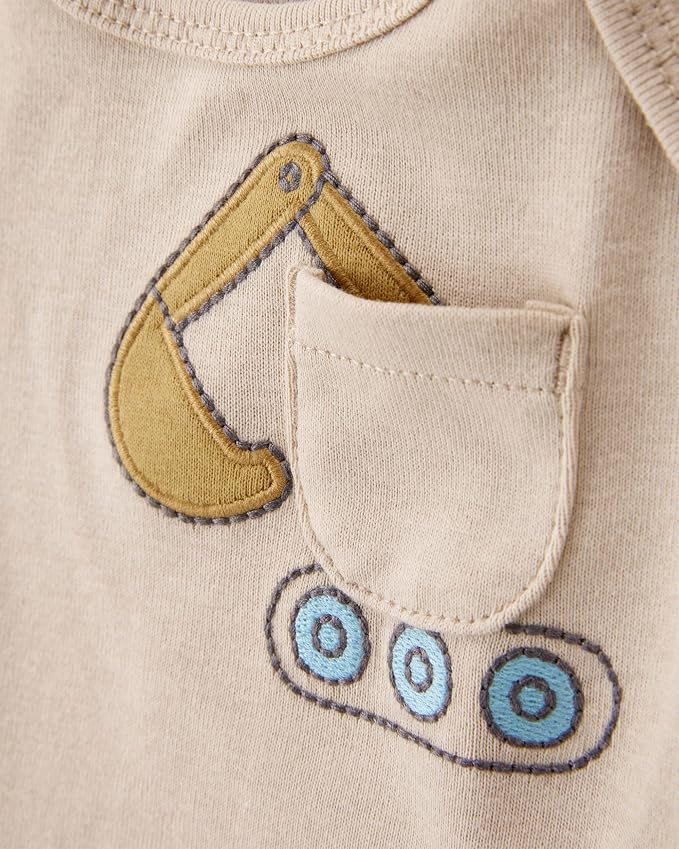 Carter's Baby Boys 5-Pack Original Short Sleeve Bodysuits - Image 5