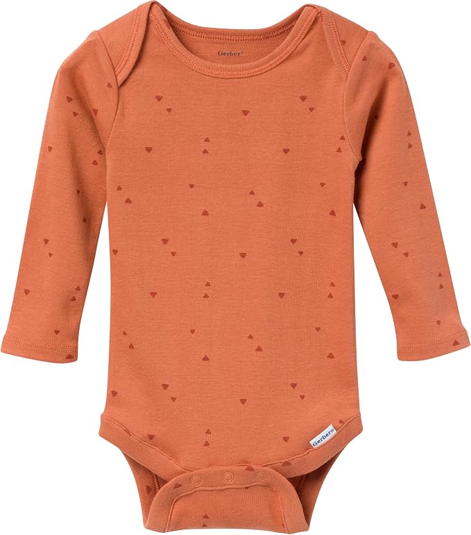 Gerber Baby Boys 6-Pack Long Sleeve Onesies Bodysuit - Image 5