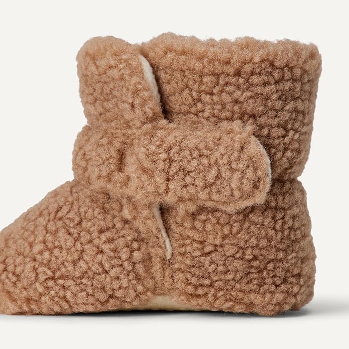 Amazon Essentials Unisex Babies' Soft Hook & Loop Booties, Infant Crib Shoes - Image 5