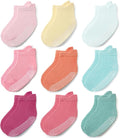 Baby Non Slip Grip Ankle Socks for Infants Toddlers Kids Boys Girls 9 Pack | by JAKIDAR