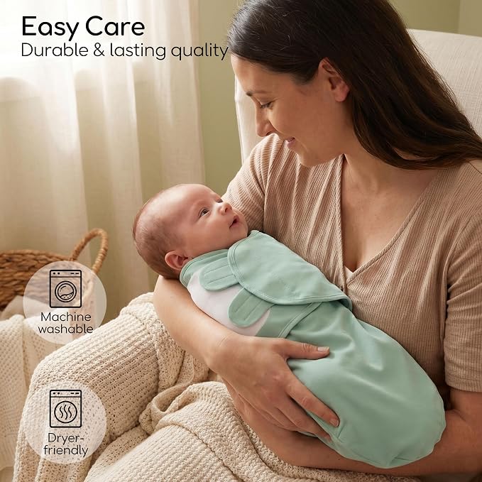 Cotton Swaddles for Newborn, Baby Newborn Swaddle 0-3 Month | 2-Pack Soft - Image 2