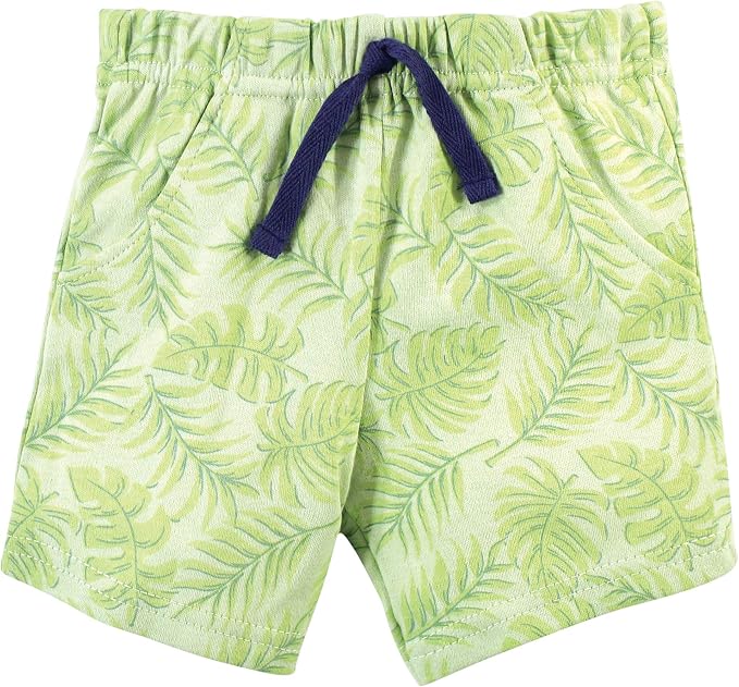 Hudson Baby Unisex Baby Cotton Bodysuit, Shorts and Shoe Set - Image 5