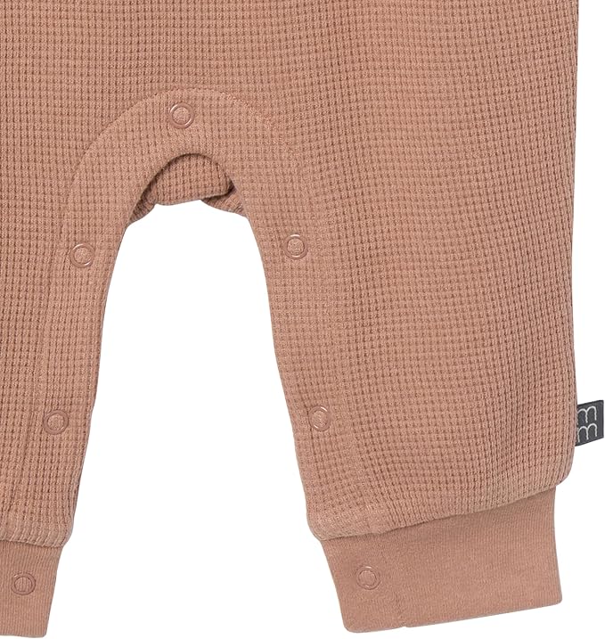 Modern Moments by Gerber Baby Henley Waffle Knit Romper - Image 3