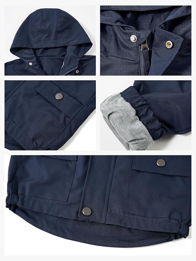 Volunboy Toddler Boys Spring Windbreaker Lightweight Jacket | baby boy - Image 2
