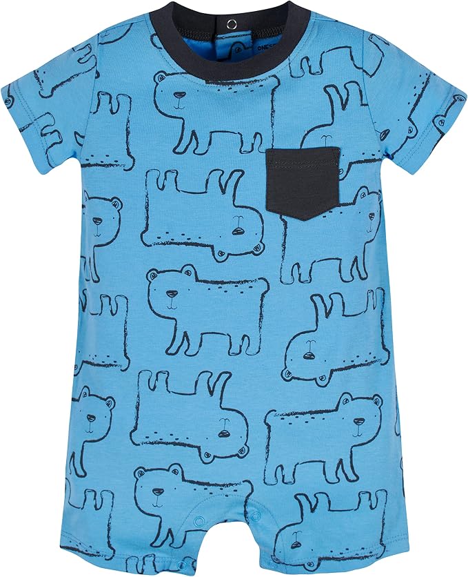 Onesies Brand Baby Boys 3-Pack Romper - Image 4