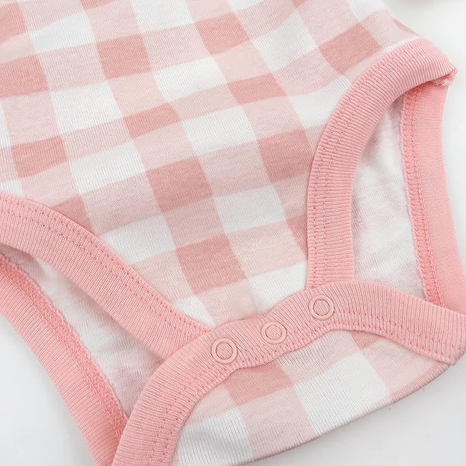 HonestBaby Baby 3-pack Long Sleeve Side-snap Kimono Bodysuits Organic Cotton - Image 4