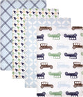 Hudson Baby Unisex Baby Cotton Flannel Receiving Blankets, One Size by HudsonBaby