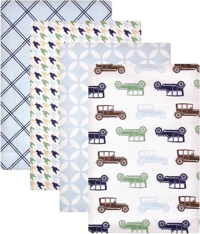 Hudson Baby Unisex Baby Cotton Flannel Receiving Blankets, One Size by HudsonBaby