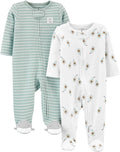 Simple Joys by Carter's Unisex Baby 2-way Zip Thermal Footed Sleep and Play by SimpleJoysbyCarters
