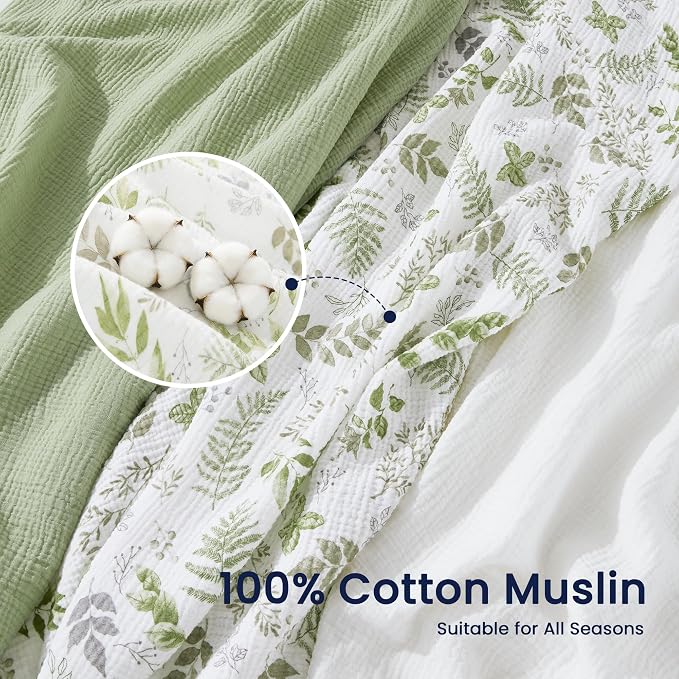 EXQ Home Muslin Swaddle Blankets - Image 4