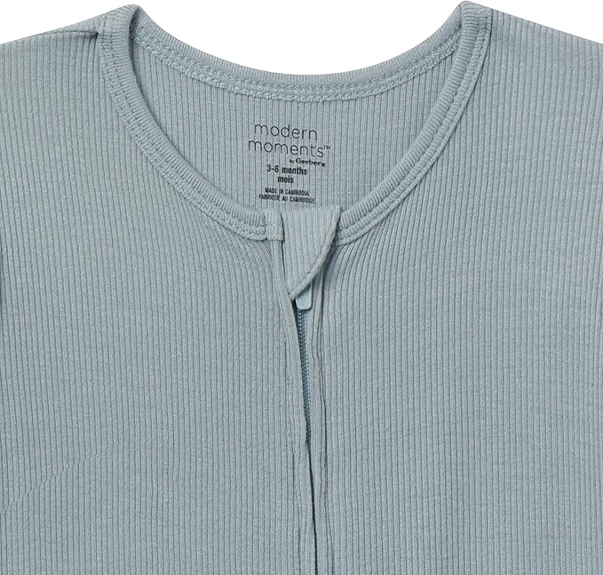 Modern Moments by Gerber Baby Viscose 2-pack Footless Tight Fitting Pajamas - Image 5