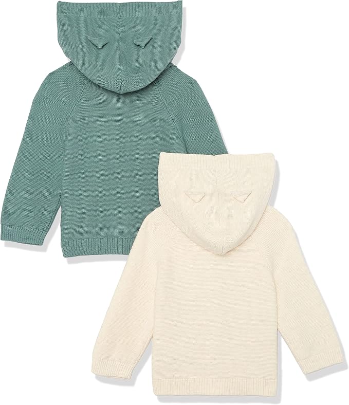 Amazon Essentials Unisex Babies' Long Sleeve Hooded Sweater - Image 2