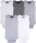 Gerber Baby Boys Multi-Pack Sleeveless Onesies Bodysuit by Gerber