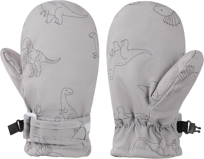 Toddler Gloves Kids Mittens Winter Warm Lined Fleece Gloves Waterproof Snow - Image 4