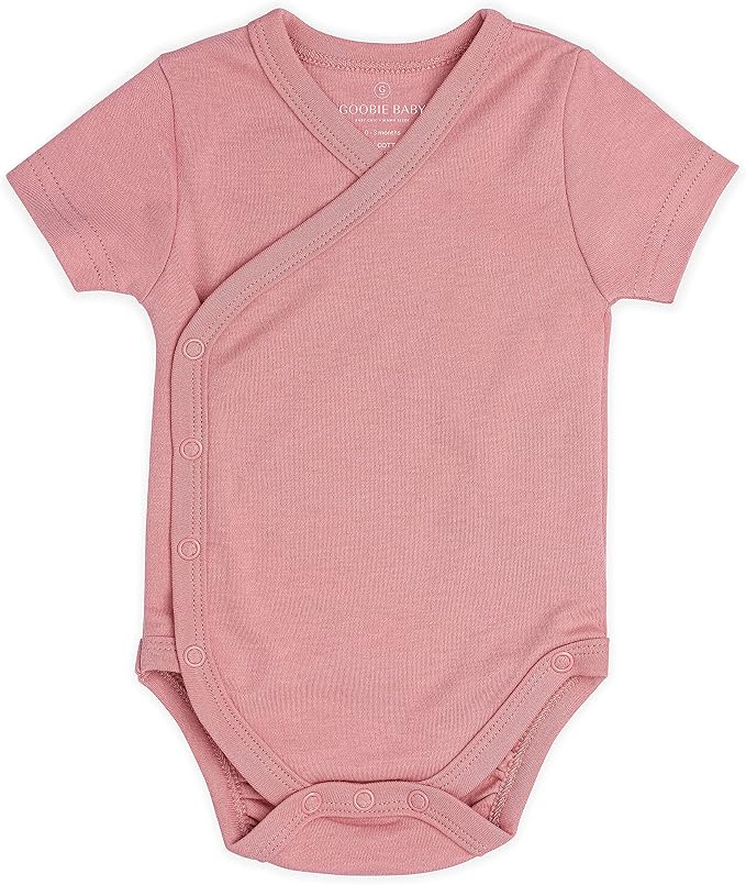 Baby Side Snap Kimono Bodysuit Set, Mitten Cuffs, 100% Cotton, Boy Girl - Image 7