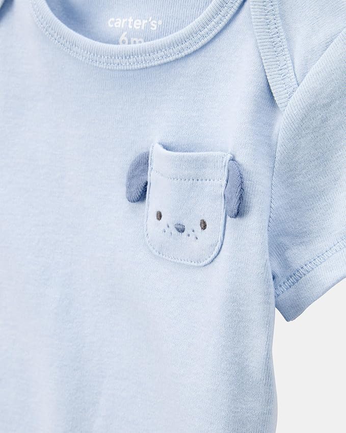 Carter's Baby Boys 5-Pack Original Short Sleeve Bodysuits - Image 7