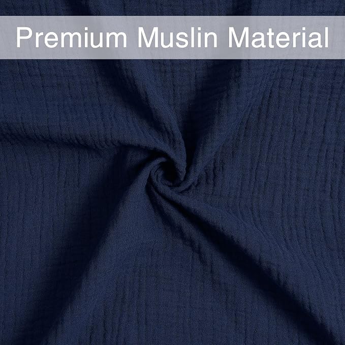 Meracorallo Muslin Swaddle Blanket, 100% Cotton - Image 5