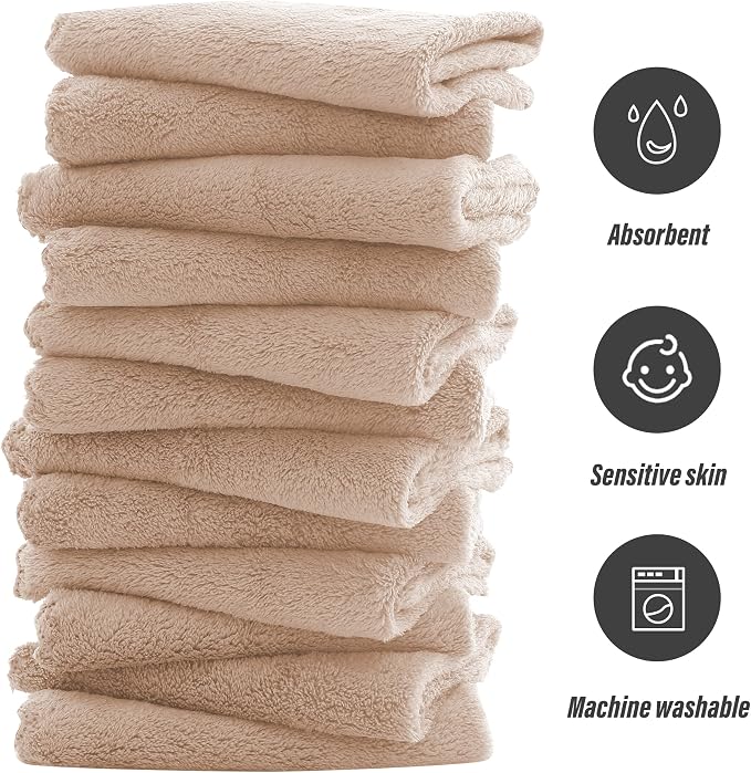 Sunny zzzZZ Ultra Soft 24 Pack Baby Washcloths - Image 4