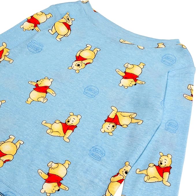 Disney Boys' 4-Piece Snug-fit Cotton Matching Comfortable Pajama Set, Soft & - Image 4